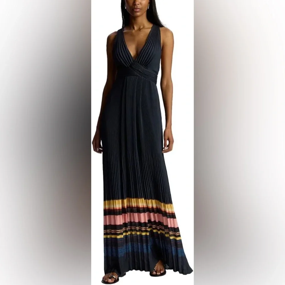 A.L.C. Everly Pleated Gown. Sz: 6 - Picture 2 of 7